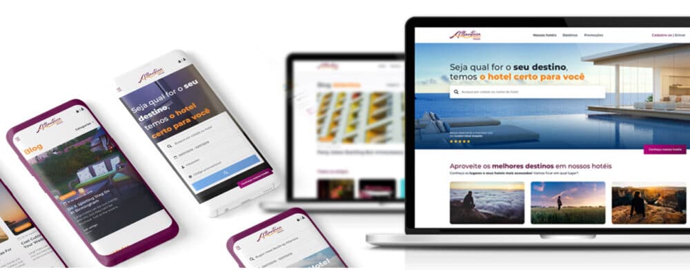 Grandes sites feitos em WordPress - Atlântica Hoteis