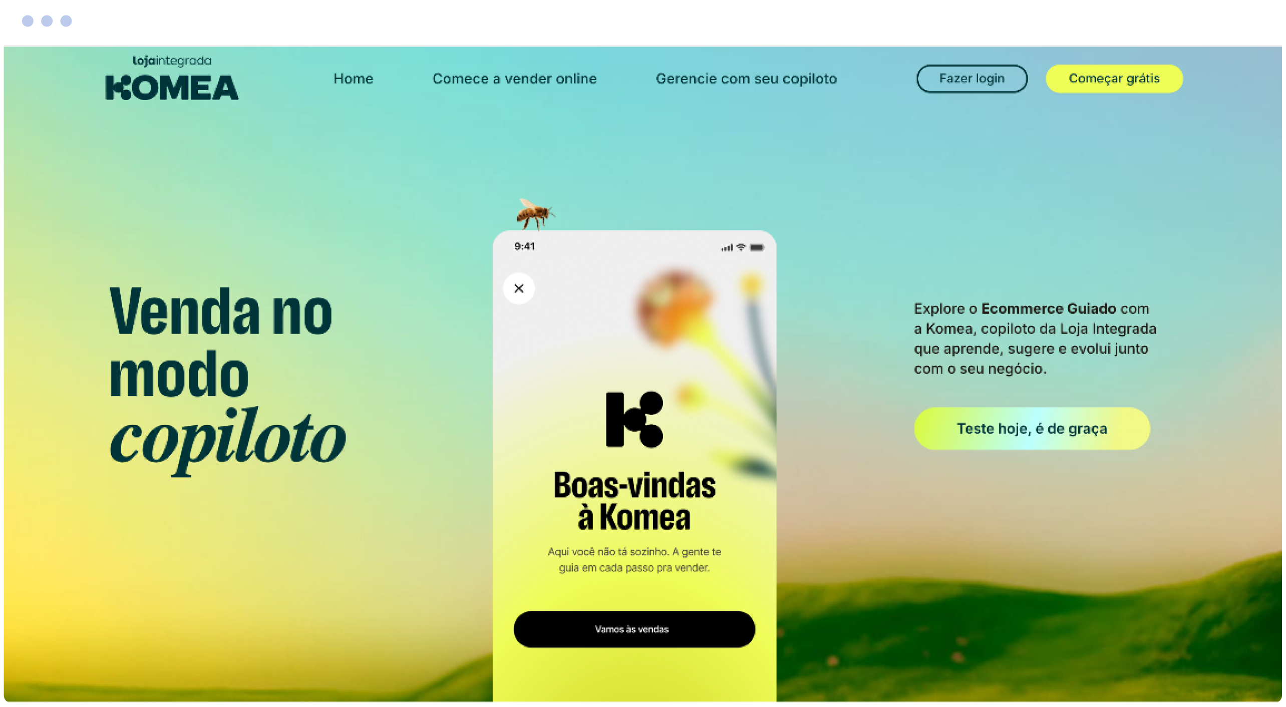Mockup Komea screen 3